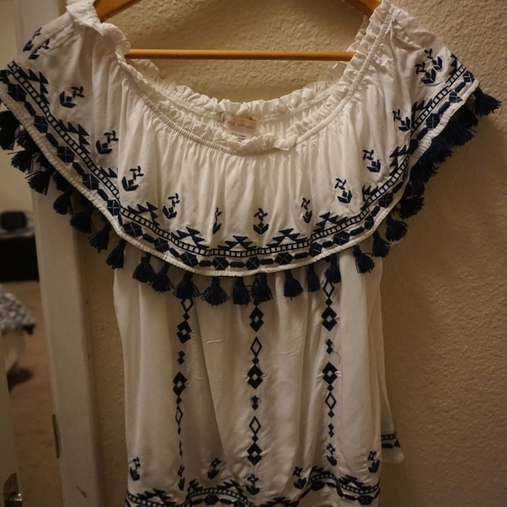 Cute off the shoulder shirt